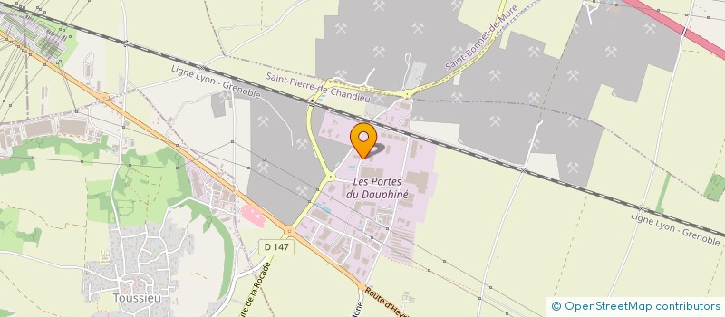 localisation de l'entreprise BMS SAINT PIERRE  SAINT-PIERRE-DE-CHANDIEU