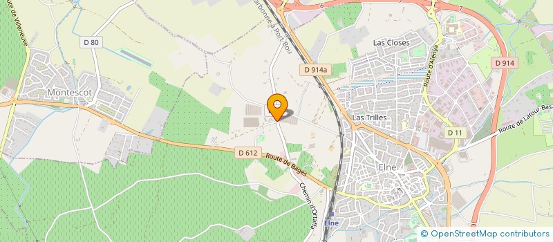 localisation de l'entreprise BMS SARABANDO à ELNE