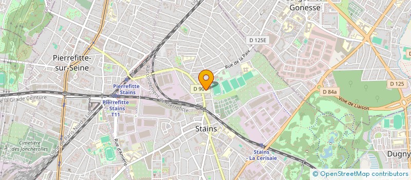 localisation de l'entreprise BMS SYNERGIE  SAINT-DENIS