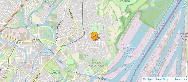 localisation de l'entreprise BMS TAXI à STRASBOURG