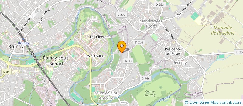 localisation de l'entreprise BMSA IMMOBILIER  BOUSSY-SAINT-ANTOINE