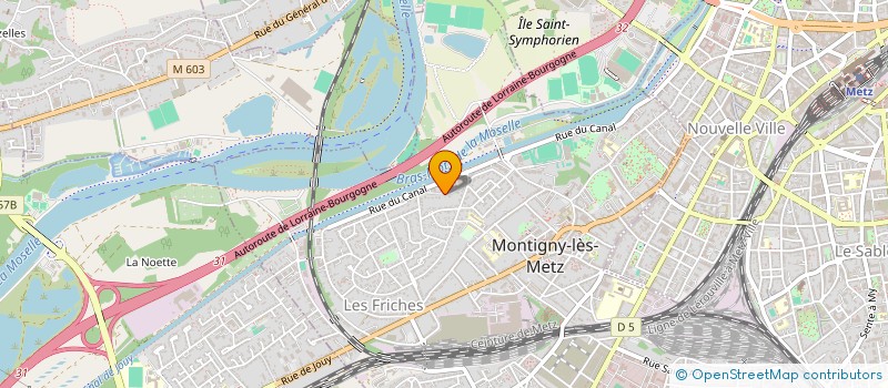 localisation de l'entreprise BMSG à MONTIGNY-LES-METZ