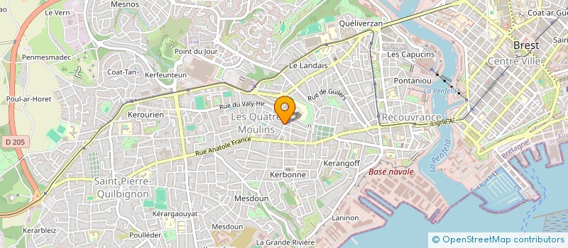 localisation de l'entreprise BMSI à BREST