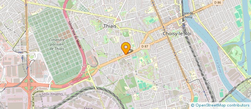 localisation de l'entreprise BMSK à THIAIS