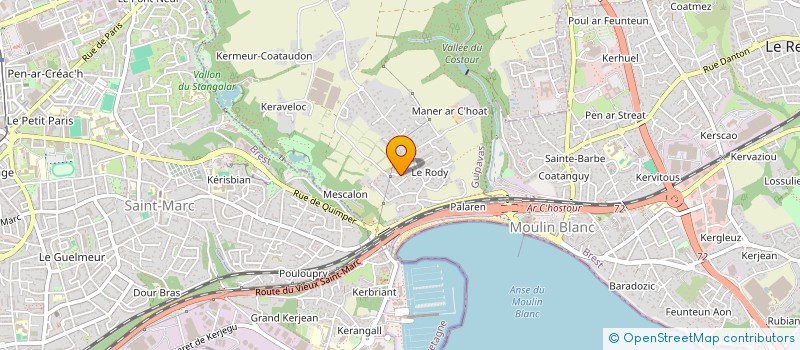 localisation de l'entreprise BMSM  GUIPAVAS