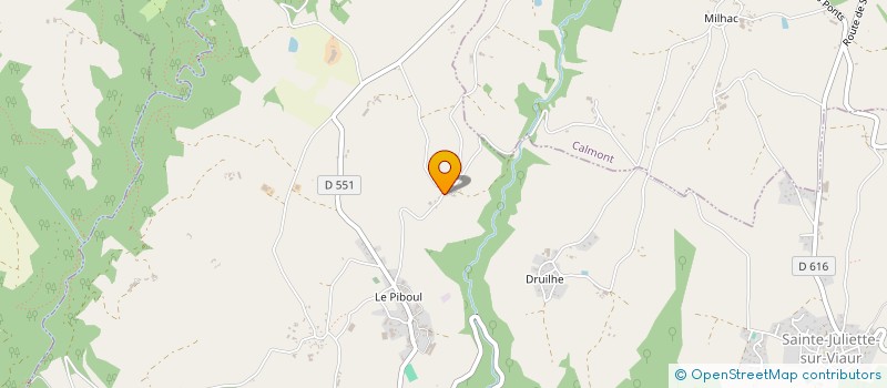 localisation de l'entreprise BMSO DISTRIBUTION  SAINTE-JULIETTE-SUR-VIAUR