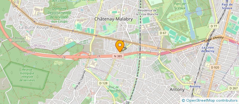 localisation de l'entreprise BMSS  CHATENAY-MALABRY