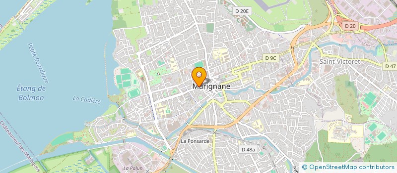 localisation de l'entreprise BMT à MARIGNANE