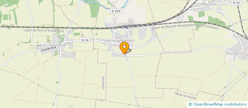 localisation de l'entreprise BMT  HAUSSIGNEMONT