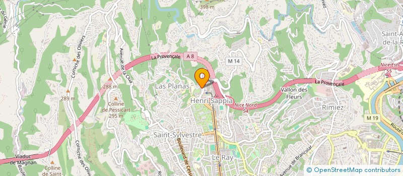 localisation de l'entreprise BMT à NICE