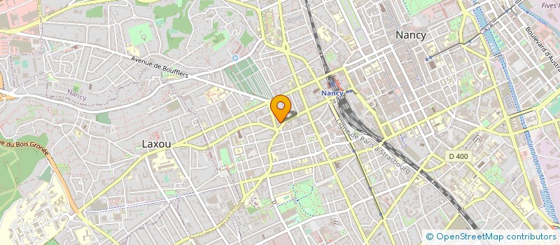 localisation de l'entreprise BMT ET ASSOCIES - ARCHITECTES URBANISTES  NANCY