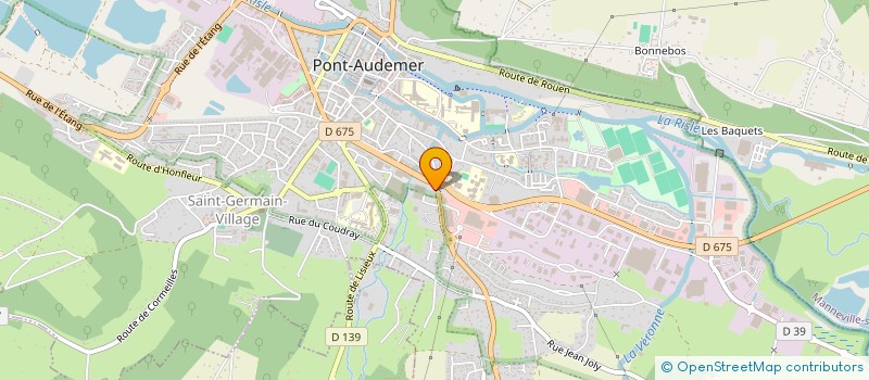 localisation de l'entreprise BMT INVESTISSEMENT à PONT-AUDEMER