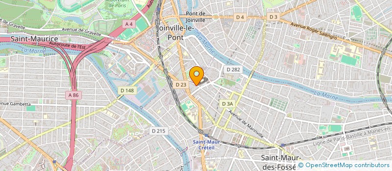 localisation de l'entreprise BMT SERVICES à SAINT-MAUR-DES-FOSSES