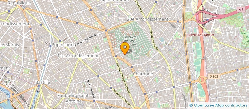 localisation de l'entreprise BMT SOFTWARE à PARIS