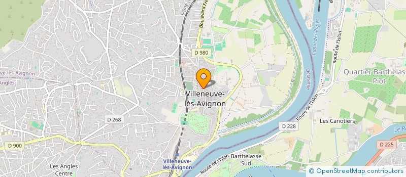 localisation de l'entreprise BMT STUDIO  VILLENEUVE-LES-AVIGNON
