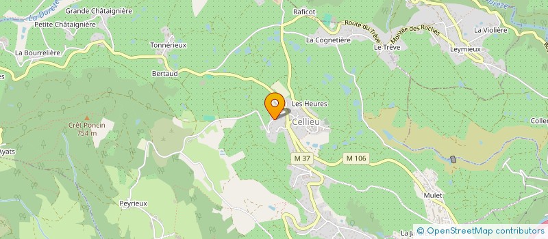 localisation de l'entreprise BMT TECH SERVICE  CELLIEU