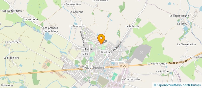localisation de l'entreprise BMTC à TREIZE-SEPTIERS