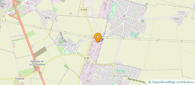 localisation de l'entreprise BMTI NORD OUEST  BOURGUEBUS