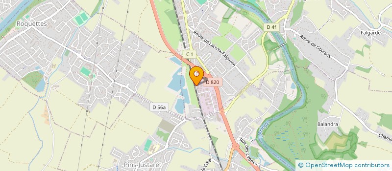 localisation de l'entreprise BMTP à PINSAGUEL
