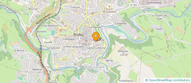 localisation de l'entreprise BMTP  ONET LE CHATEAU