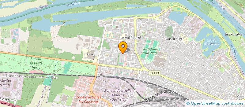 localisation de l'entreprise BMTP 78 à MANTES-LA-JOLIE