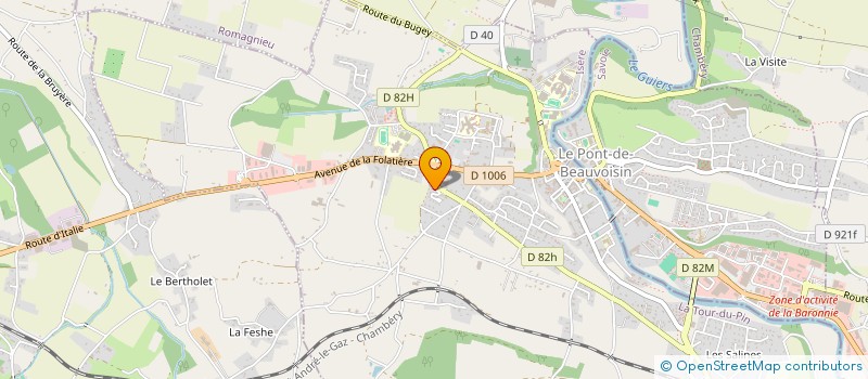 localisation de l'entreprise BMTR  LE PONT-DE-BEAUVOISIN