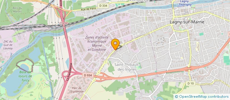 localisation de l'entreprise BMTS CONSTRUCTION à LAGNY-SUR-MARNE