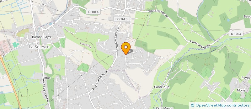 localisation de l'entreprise BMTT  CARIGNAN-DE-BORDEAUX