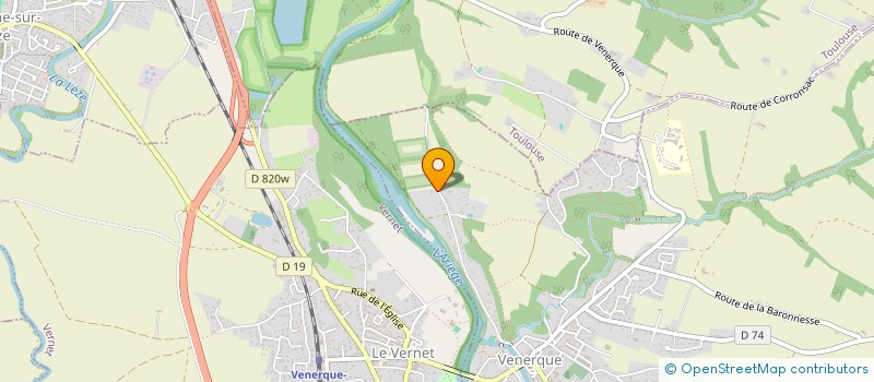 localisation de l'entreprise BMV à VENERQUE