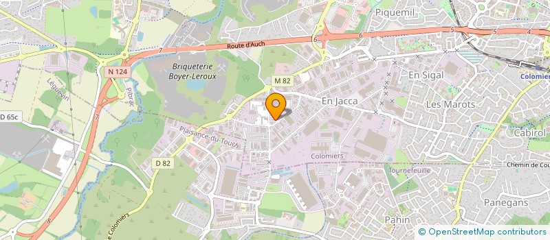 localisation de l'entreprise BMV à COLOMIERS