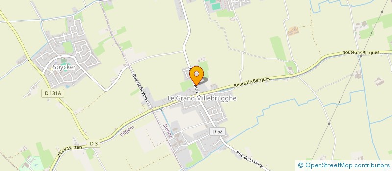 localisation de l'entreprise BMV CARROSSERIE ET SERVICES  ARMBOUTS-CAPPEL