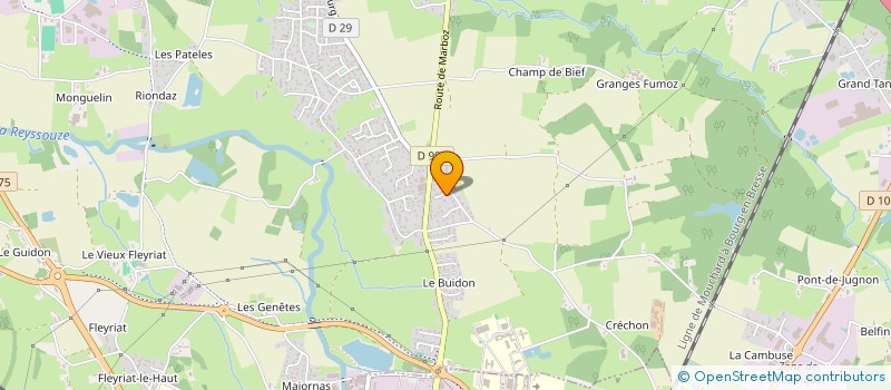 localisation de l'entreprise BMV LOUCHEBEM à VIRIAT