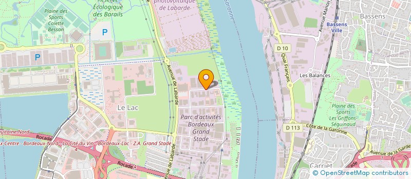 localisation de l'entreprise BMV NETCO ILE DE FRANCE à BORDEAUX
