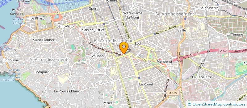 localisation de l'entreprise BMV PROVENCE à MARSEILLE