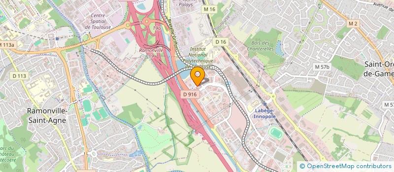 localisation de l'entreprise BMV2  LABEGE