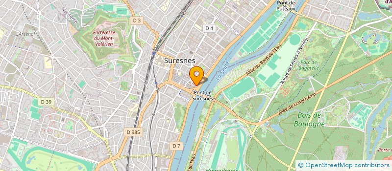 localisation de l'entreprise BMV92 à SURESNES