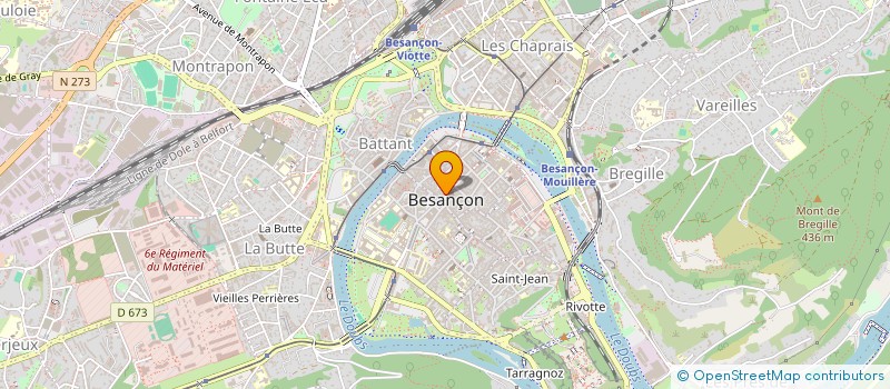 localisation de l'entreprise BMVA GUSTO à BESANCON