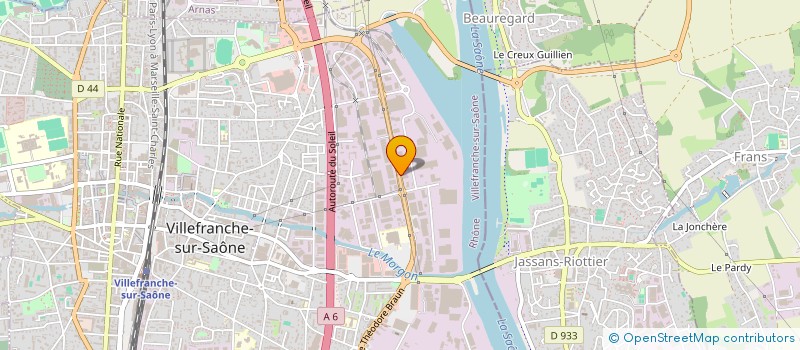 localisation de l'entreprise BMVDS SAS à VILLEFRANCHE-SUR-SAONE