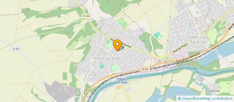 localisation de l'entreprise BMVG  PRECY-SUR-OISE