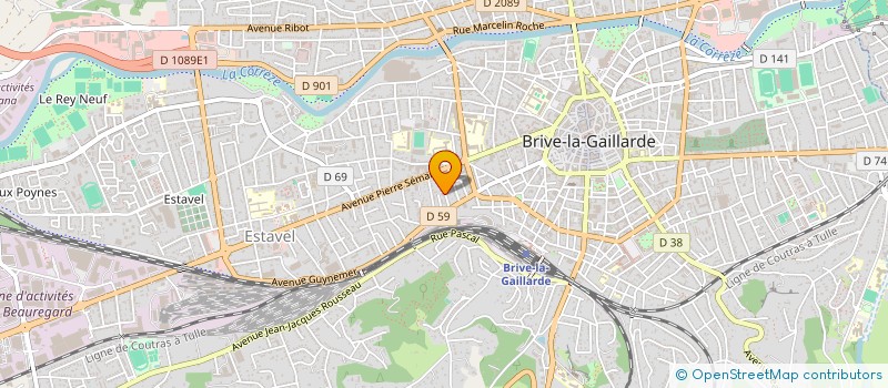 localisation de l'entreprise BMVV  BRIVE-LA-GAILLARDE