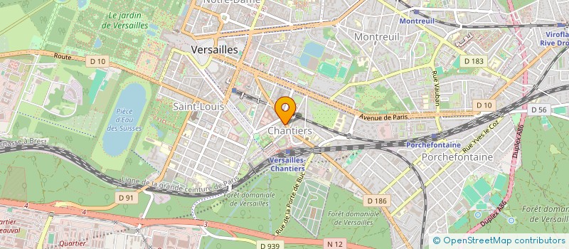 localisation de l'entreprise BMVV BUREAU METRE VERIF à VERSAILLES
