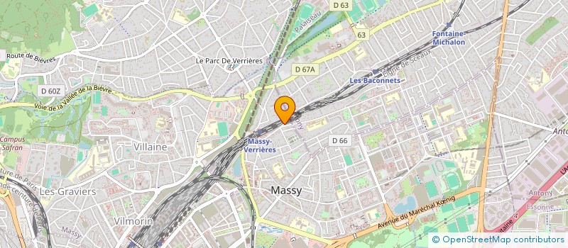 localisation de l'entreprise BMW à MASSY