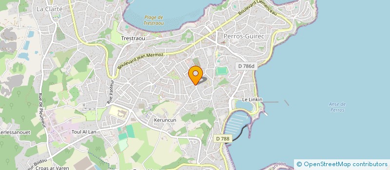 localisation de l'entreprise BMWH IMMOBILIER  PERROS-GUIREC