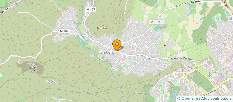 localisation de l'entreprise BMX  GRABELS