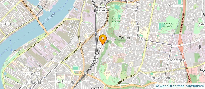 localisation de l'entreprise BMX BANDITS  CENON