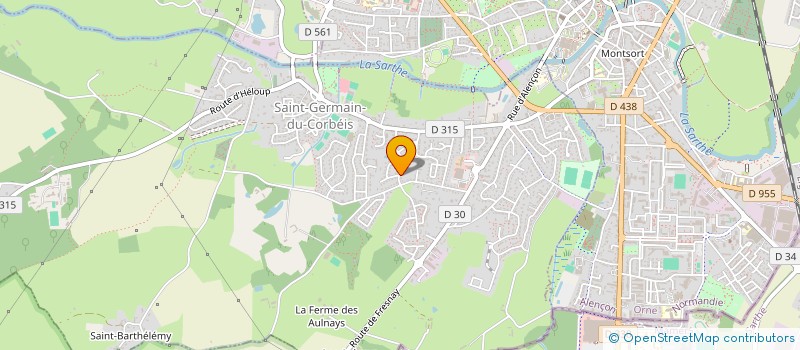 localisation de l'entreprise BMX CORBENOIS PAYS D'ALENCON à SAINT-GERMAIN-DU-CORBEIS