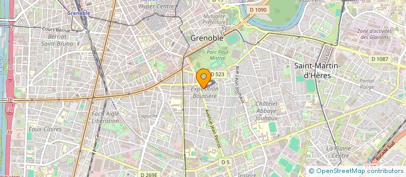localisation de l'entreprise BMX GRENOBLE à GRENOBLE