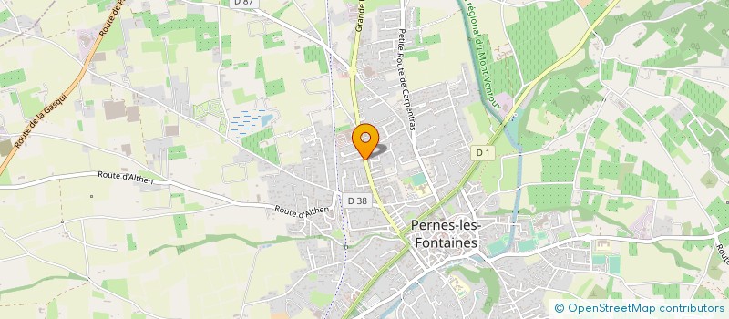 localisation de l'entreprise BMX ORGANISATION à PERNES-LES-FONTAINES