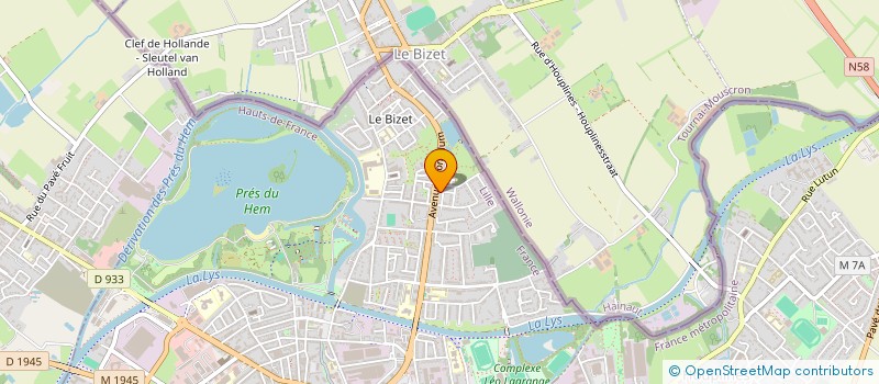 localisation de l'entreprise BMX PERFECTEAM à ARMENTIERES