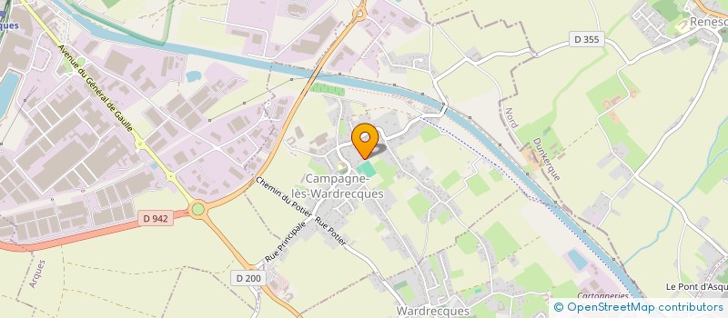 localisation de l'entreprise BMX RIDERS 62  CAMPAGNE-LES-WARDRECQUES